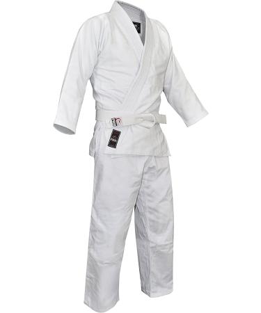 FUJI Single Weave Judo Uniform  White  Size 0000 - Buy Online on GoSupps.com