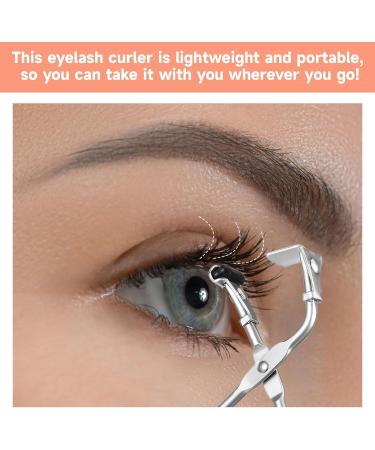 2 Pack Mini Eyelash Curler - Professional Silicone Makeup Tool for All Lash Shapes | No Pinching Dramatic Look - Buy Online on GoSupps.com