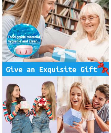 Seancheer Denture Container Set - Prosthetic Box with Cleaning Brush Sink Can Tooth Rail and Mirror for Dentures - International Shipping Available - Buy Online on GoSupps.com