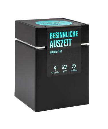 Teeverliebt Winter Edition Contemplative Time Out Gift Box Herbal Tea 70 g Loose Herbal Tea Delicious Tea Mix Ideal as a Gift for Christmas