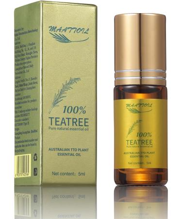 Buy 100% Pure Tea Tree Essential Oil (5ml) - Skin Cleansing & Fragrance Diffusion | Ideal for Shampoo Body Wash & Lotion - International Shipping Available - Buy Online on GoSupps.com