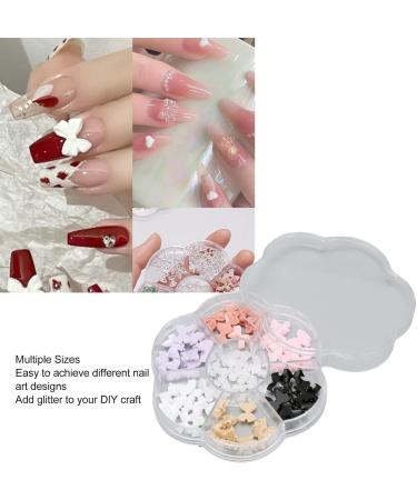 2 Boxes Nail Art Decoration Mixed Color Nail Rhinestones with Different Shapes Flatback Safe Nail Art Supplies for Girl Women Multifunctional DIY Nail Accessories for Home Salon - Buy Online on GoSupps.com
