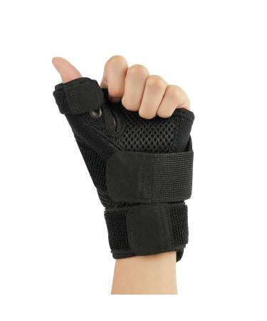 ACWOO Thumb Splint Brace - Adjustable Support for Arthritis, Tendonitis, Carpal Tunnel - Pain Relief and Thumb Sprain - Fits Right & Left Hand - Buy Online on GoSupps.com