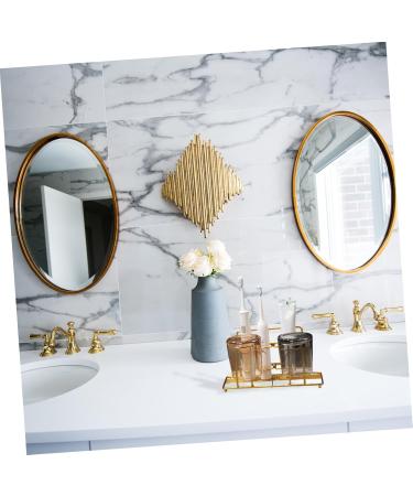 Zerodeko 2-Pack Rustproof Toothbrush Holder & Cup - Elegant Bathroom Organizer for Toothbrushes Razors & Makeup Brushes - Light Luxury Steel Design (24x14cm) - Buy Online on GoSupps.com