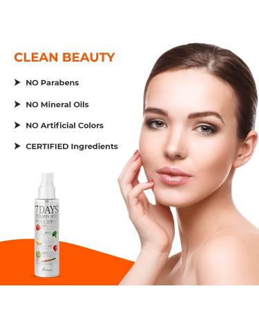 Ariul 7 Days Vitamin Mist - 3-in-1 Hydrating Face Mist, Makeup Setting Spray & Toner - Dewy Finish for All Skin Types (5.07 Fl.Oz) - Buy Online on GoSupps.com