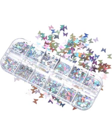 Star Colorful Confetti Sticker Nail Art Mermaid Sequins Nail Glitter - Buy Online on GoSupps.com