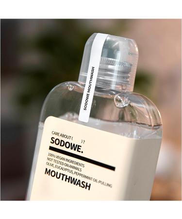 SODOWE Vegan Oil-Pulling Mouthwash 9.46 fl oz - Colorless & Odorless Non-Alcohol Oral Rinse - Buy Online on GoSupps.com