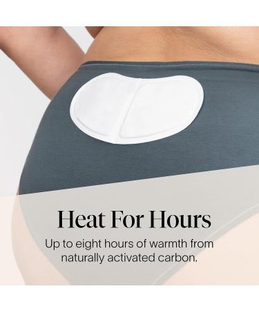 Cora Heat Relief Patch 2 Pack - Long-Lasting Heat for Cramp Relief - Activated Carbon Technology - Adheres to Clothes for Targeted Relief - 8 Hours of Soothing Comfort - Buy Online on GoSupps.com