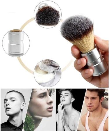 AnSafe Mini Portable Shaving Brush - Lightweight Foam Soap Beard Brush for Easy Hair Shaving | International Shipping Available - Buy Online on GoSupps.com