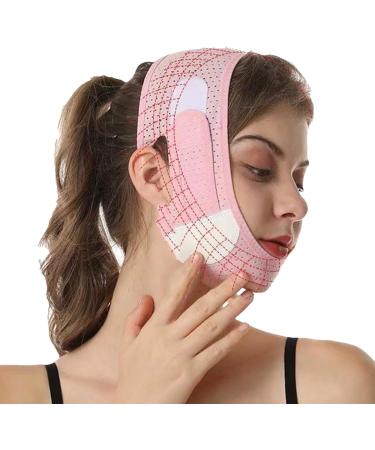Double Chin Reducer Facial Slimming Strap Double Chin Reducer Face Lifting Belt Chin Strap Facial Slimming Strap V Lines Lifting Belt Breathable For Home Use - Buy Online on GoSupps.com