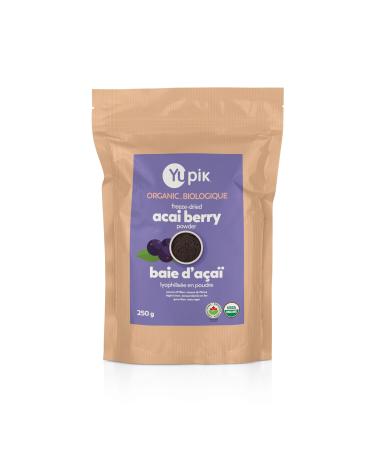 Yupik Organic Acai Berry Powder Non-GMO Vegan Gluten-Free 250g 250 gm