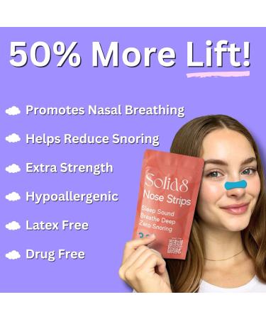 Extra Strength Nose Strips - Sweat Resistant Nasal Congestion Relief & Snoring Solution | One Month Supply - Shop Internationally - Buy Online on GoSupps.com