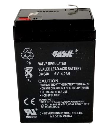 Casil CA640 6v 4ah UPS Battery for Lithonia ELB06042