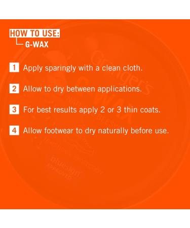 Grangers Leather Protection G-Wax Tin 80g - Premium Leather Care | Pack of 1 - Buy Online on GoSupps.com