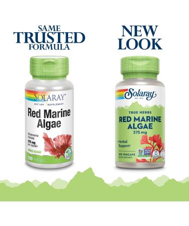 Buy Solaray Red Marine Algae 375 mg - 100 VegCaps | Boost Health Naturally - Buy Online on GoSupps.com