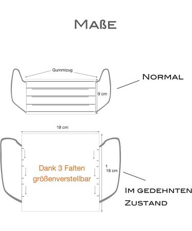 BAF Community Masks 2-Pack - Unisex Cotton Mundschutz | Washable Motif Face Masks for Nose & Mouth Protection - Buy Online on GoSupps.com