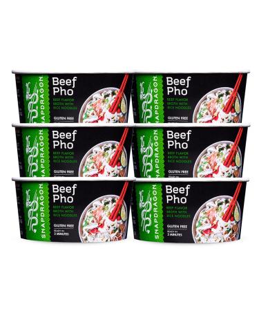 Snapdragon Vietnamese Pho Soup Bowl, 2.1 oz (Pack of 6) Beef