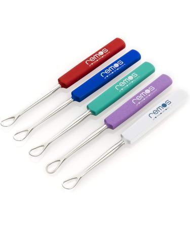 REMOS Stainless Steel Ear Loop & Spoon - Effective Ear Wax Removal Tool (White) | International Shipping Available - Buy Online on GoSupps.com