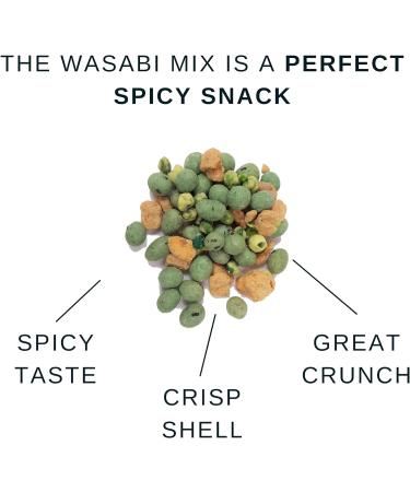 Wasabi Mix 1kg by Ludlow Nut - Spicy and Healthy Blend of Wasabi Peanuts and Peas - Buy Online on GoSupps.com