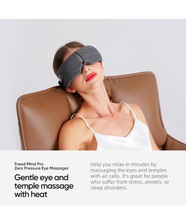 Freed Mind Pro Eye Massager - Bluetooth Heated Goggles for Migraine Relief Anxiety Dry Eye Treatment & Improved Sleep - Buy Online on GoSupps.com