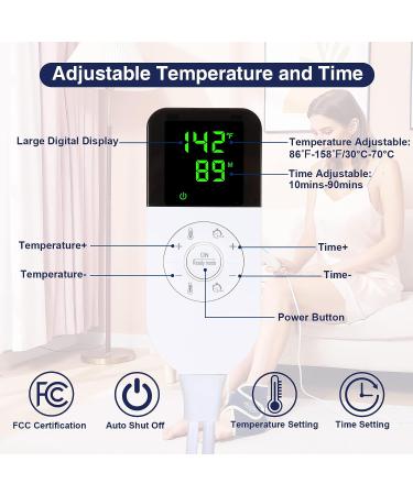 ALDIOUS Electric Heating Pad for Feet and Ankle - Fast-Heating, Ergonomic Wrap with Auto Shut Off and Adjustable Heat Settings - Buy Online on GoSupps.com