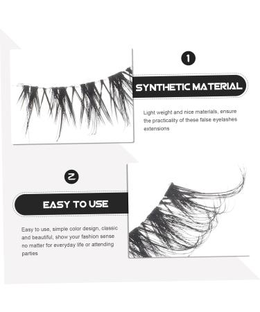 minkissy 5 Pairs False Lashes Fake Eyelashes Makeup Supplies Eye Lashes Eyelashes Natural Look False Eyelash Lash Strips Fake Lashes Eye Lash Extension Bulk Cosmetics Artificial Fiber - Buy Online on GoSupps.com