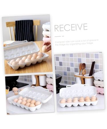 Alipis 3pcs Egg Storage Box Small Refrigerator for Room Display Egg Organizer Decorate Portable re-usable - Buy Online on GoSupps.com