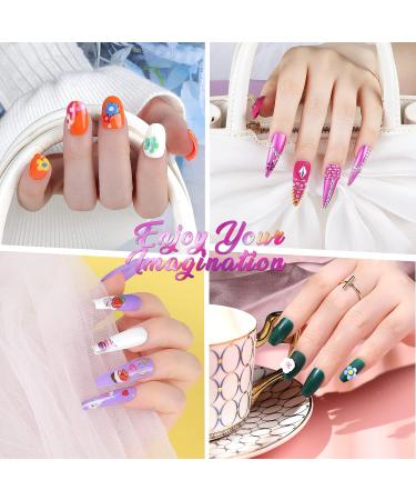 Teenitor Natural Coffin Nail Tips Kit: 600pcs Full Cover Acrylic Nails with Glue, Clipper & Stand for DIY False Nails - Buy Online on GoSupps.com