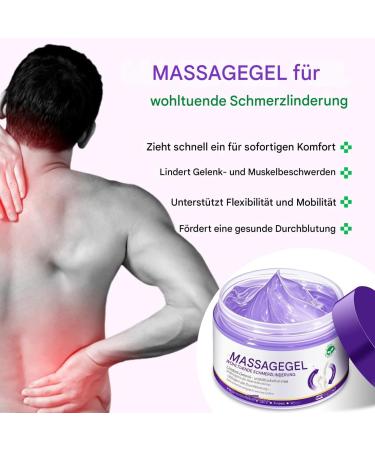 Gel de massage pour les articulations | Cr me de massage apaisante pour les douleurs au genou P n tration rapide avec effet long terme non gras pour les muscles les articulations les pieds - Buy Online on GoSupps.com