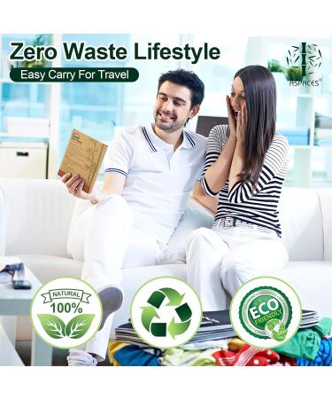ASPACES Reusable Makeup Remover Pads - 20 Packs Natural Bamboo Cotton Rounds Eco-Friendly for All Skin Types with Cotton Laundry Bag White - Buy Online on GoSupps.com