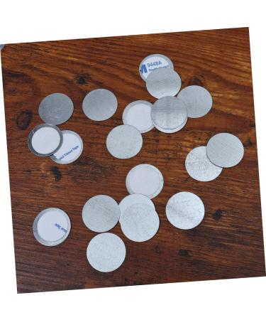 FOMIYES 100pcs Metal Stickers Metal Eyeshadow Pads Eyeshadow Case Pad Makeup Palette Round Metal Rod - Buy Online on GoSupps.com