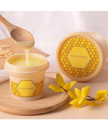 Honey and Milk Wax Hand Mask Exfoliating Hand Mask for Moisturizing Hands Honey and Milk Hand Mask Honey Hand Mask - Buy Online on GoSupps.com