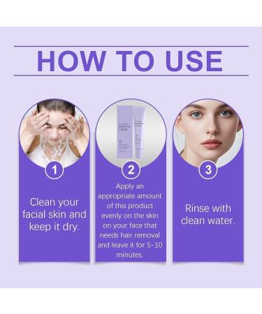 Hydrateology Cr me d' pilation faciale douce et indolore pour le visage d pilatoires hydratants pour le visage et le corps pour tous les types de peau (1) - Buy Online on GoSupps.com