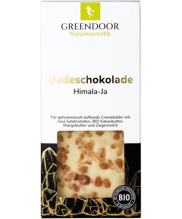 Greenendoor bathing chocolate Himala-Ja 100g with organic cocoa butter fine cremebad natural cosmetics natural skin care for dry skin bath additive nature bath experience oil bath gifts