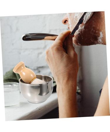 Beavorty Male Shaving Brush Set - Luxury Wood & Metal Shaving Supplies with Stand | Perfect for Grooming & Bartbriding - Buy Online on GoSupps.com