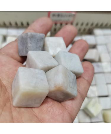 Crystal 6pcs Mini Natural Square Tumbled Stone Rose Quartz Cube Clear Crystal Reiki Aquarium Decoration Collection 20mm ningxiao - Buy Online on GoSupps.com