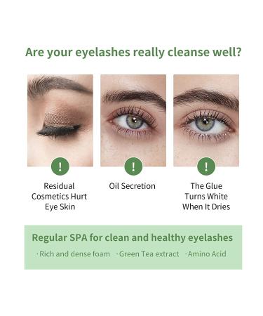 BREYLEE Eyelash Extension Shampoo - Gentle Cleanser for Salon and Home Use (60ml) - Buy Online on GoSupps.com