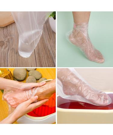 Aster 200Pcs Paraffin Wax Bath Liners for Feet Plastic Feet Protectors Covers Foot Paraffin Baths Socks Pedicure Foot Bags for Paraffin Wax Refills Hot Wax Spa Paraffin Wax Machine Therapy - Buy Online on GoSupps.com