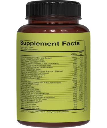 Pure Nutrition Whole Food Multivitamin for Women | 90 Tabs | One-A-Day | 100% RDA | 24 Natural Vitamins and Minerals | All Natural Plant Based Women's Multivitamin | 3 Months Supply 90 Count (Pack of 1) - Buy Online on GoSupps.com
