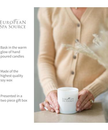 European Spa Source Woodsmoke Embrace Bundle: Eucalyptus Wood Smoke + Leather ShowerSpa Mist & Candle 4 Fl Oz - Buy Online on GoSupps.com