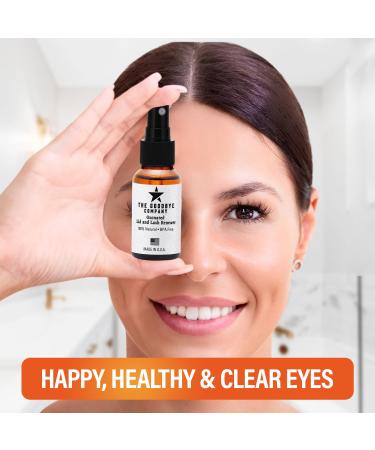 Goodbye Company Ozonated Lid & Lash Renewer - Hypochlorous Acid Spray Cleanser for Eyelids & Eyelash Extensions - 100% Natural Made in USA (30 mL - Buy Online on GoSupps.com