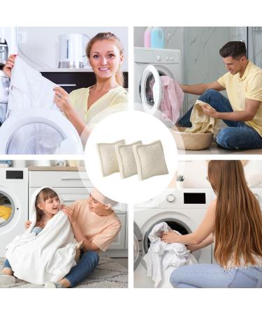 Lint Balls for Dryer Reusable Wool Fabric Softener - Reusable Laundry Square Natural Fabric Softener Household Gadgets Dry Cleaning Kit for Home Laundry Dryer - Buy Online on GoSupps.com