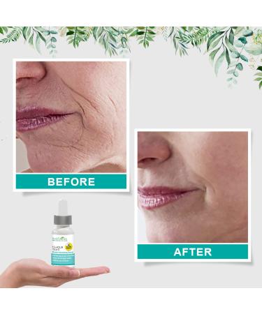 BodyVerde Ten Hour Tight Wrinkle Serum | All Natural Anti Aging, Plant-Powered Wrinkle Filler | Instant Facelift | Visibly Firms & Tightens | 1oz - Buy Online on GoSupps.com