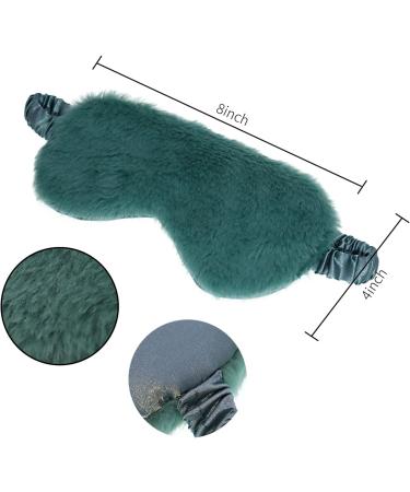 Bettli Plush Sleep Mask Set - Soft Faux Fur Eye Cover Blindfold (Pack of 6) - Buy Online on GoSupps.com