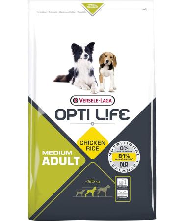 VERSELE-LAGA - Opti Life Adult Medium - Dog Food - Medium Breeds - 12.5kg - Buy Online on GoSupps.com