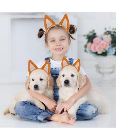Sibba Shepherd Dog Headband Cute Hat Ears Hairband Animal Caps Headwear Soft Headpieces Costumes Hair Accessories Women Hair Band for Makeup Spa Gifts Cosplay Washing Party(Yellowish brown) - Buy Online on GoSupps.com