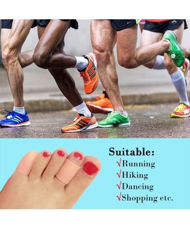 Xwanli Toe Caps & Silicone Toe Sauces - Protect Against Blisters Calluses & Ingrown Toenails | 12 Pieces (Sizes L & M) - Buy Online on GoSupps.com