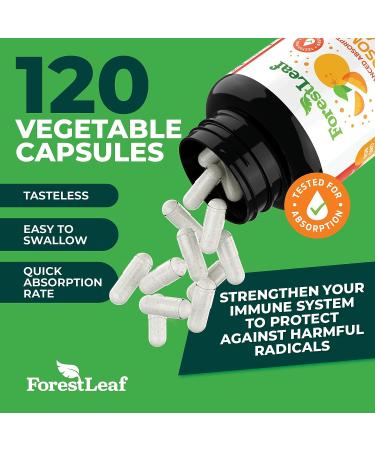 ForestLeaf Liposomal Vitamin C 1000mg - Immune Booster with MCT Oil & Sunflower Lecithin - 120 Capsules - Buy Online on GoSupps.com