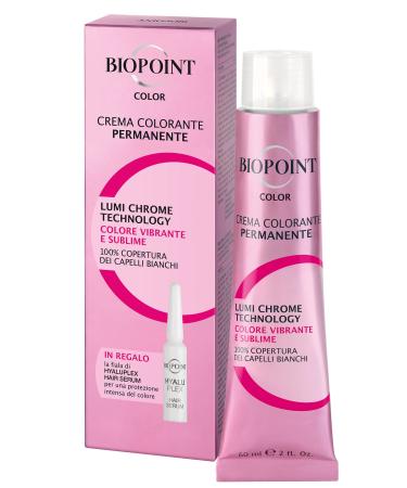 Biopoint Permanent Color Cream 60 ml + 1 ampoule of Hyaluplex Hair Serum 3 ml 538 Light Brown Chocolate