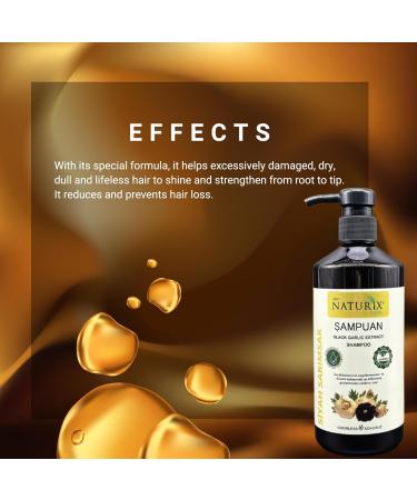 Nourishing Organic Hair Shampoo | Prevents Hair Loss & Promotes Growth | Black Garlic Hair Care - Buy Online on GoSupps.com